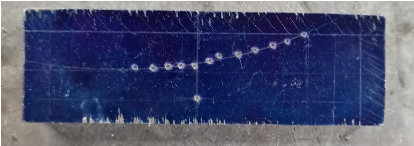 Fabricated scribe block